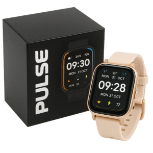 Smartwatch Pulse Wearzone – Alexa Integrada | 3ATM | +100 Modos Esportivos | Até 7 Dias de Bateria / Na Cor Dourado