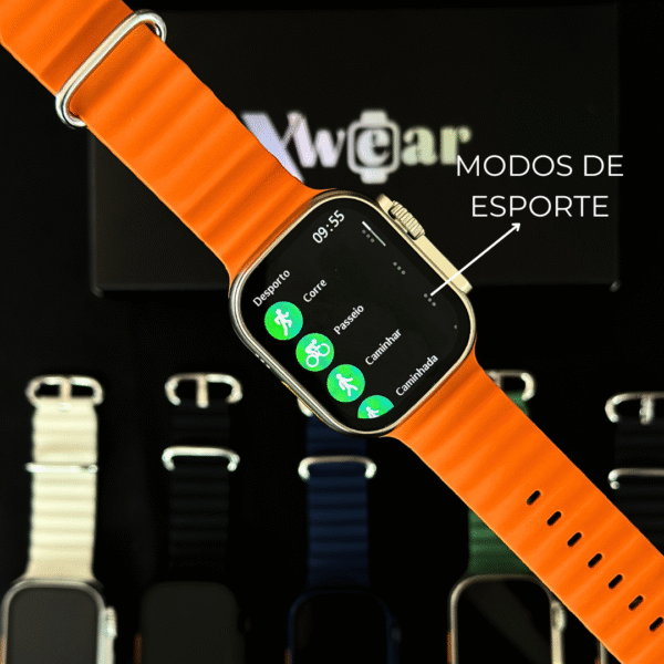 Smartwatch XS9 Ultra 2 Max – Original Xwear | Trava de Pulseiras com Parafusos Reais, Chamadas Bluetooth, Tela 2.2