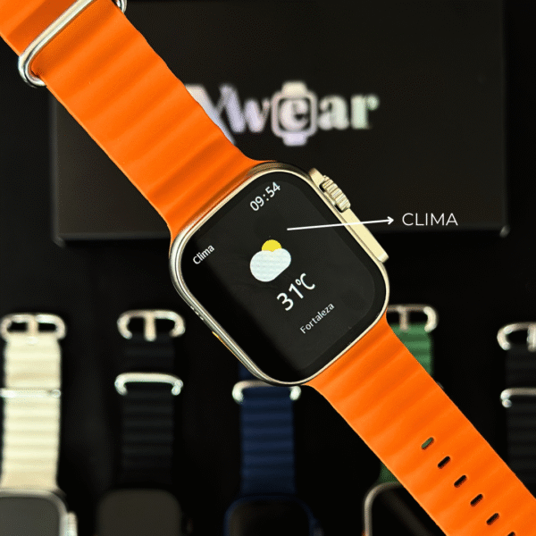 Smartwatch XS9 Ultra 2 Max – Original Xwear | Trava de Pulseiras com Parafusos Reais, Chamadas Bluetooth, Tela 2.2