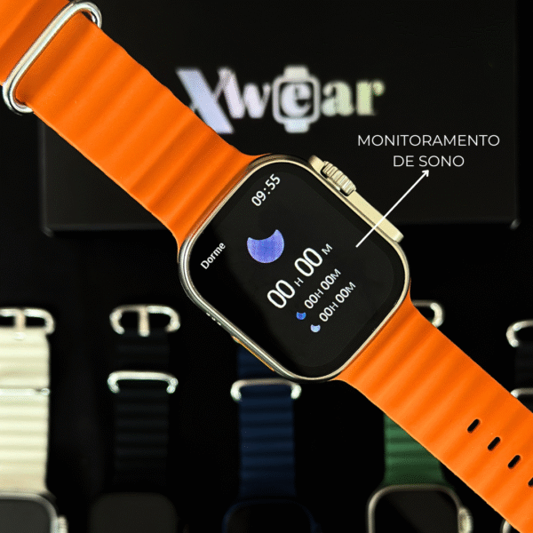 Smartwatch XS9 Ultra 2 Max – Original Xwear | Trava de Pulseiras com Parafusos Reais, Chamadas Bluetooth, Tela 2.2